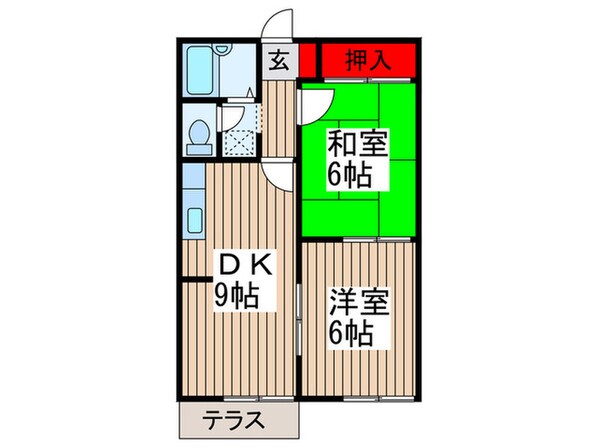 グランハイム細野の物件間取画像